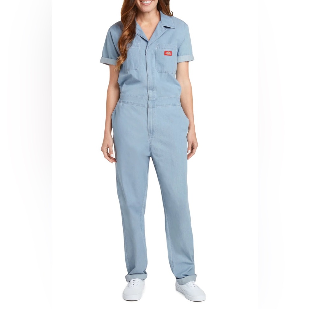 Dickies Flex Cooling Short Sleeve Coveralls in Chambray- *RARE & DISCONTINUED*